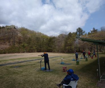 10mトラップ射撃会　初戦！